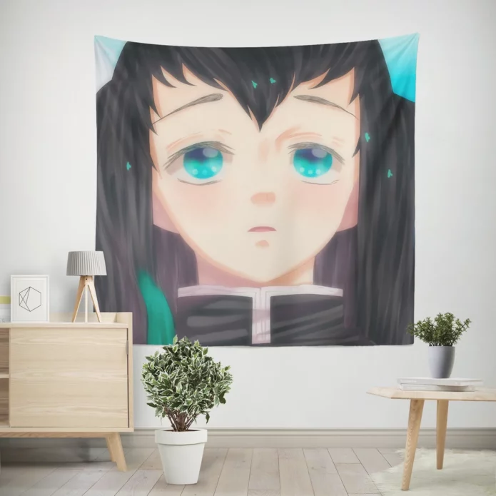 Muichiro Tokito Demon Slayer Odyssey Anime Wall Tapestry