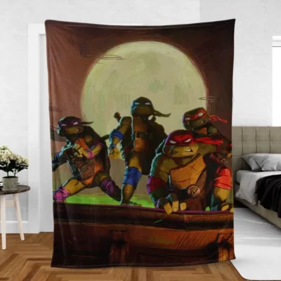Mutant Mayhem Teenage Ninja Turtles Unite Fleece Blanket