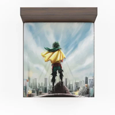 My Hero Academia Izuku Midoriya Rise to Heroism Anime Fitted Sheet