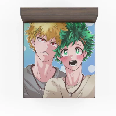 My Hero Academia Katsuki Bakugou Adventure Anime Fitted Sheet