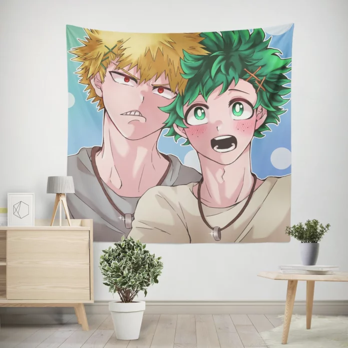 My Hero Academia Katsuki Bakugou Adventure Anime Wall Tapestry