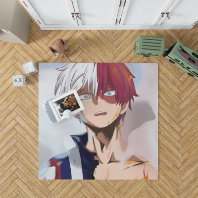 My Heroic Academia Shoto Story Anime Rug