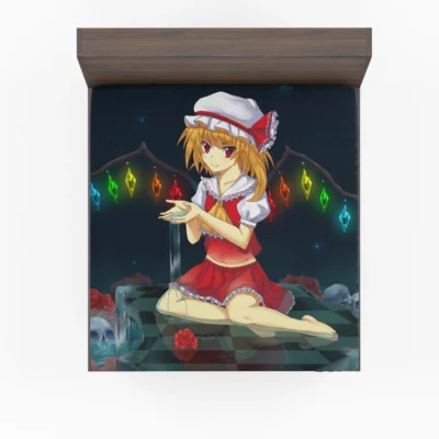 Mystical Journeys in Touhou World Anime Fitted Sheet