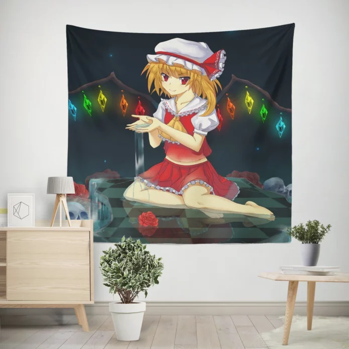 Mystical Journeys In Touhou World Anime Wall Tapestry