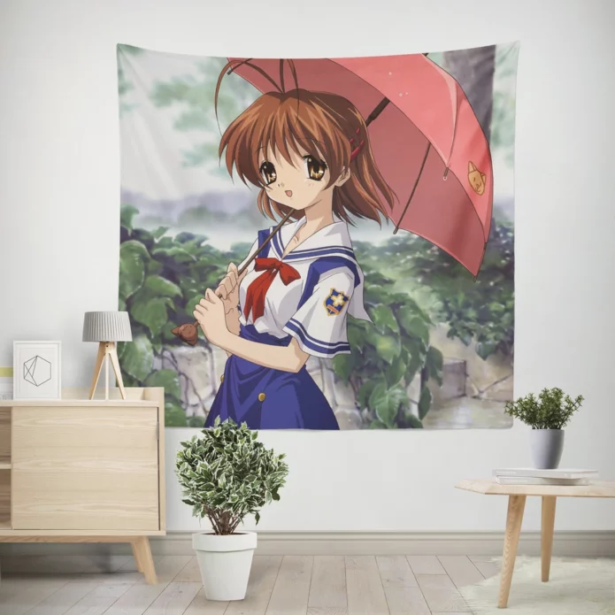 Nagisa Furukawa Clannad Endearing Moments Anime Wall Tapestry