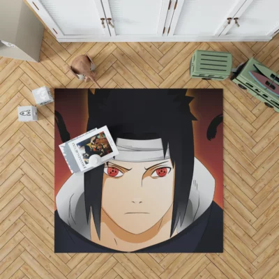 Naruto Chronicles Sasuke Uchiha Destiny Anime Rug