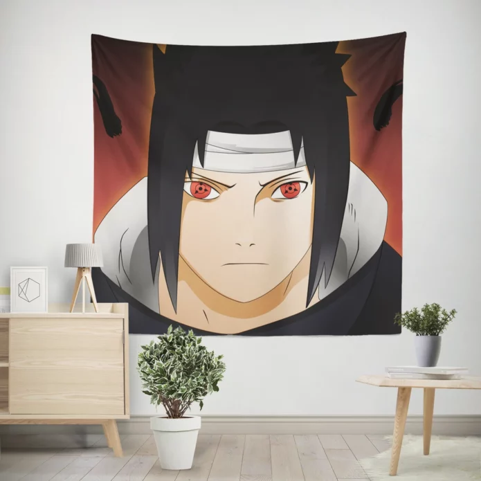 Naruto Chronicles Sasuke Uchiha Destiny Anime Wall Tapestry