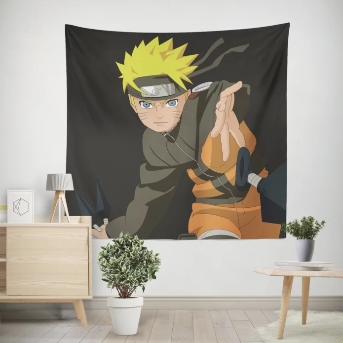 Naruto Evolution Uzumaki Saga Anime Wall Tapestry