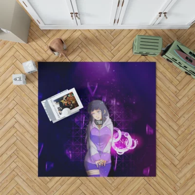 Naruto Hinata Echoes of Strength Anime Rug