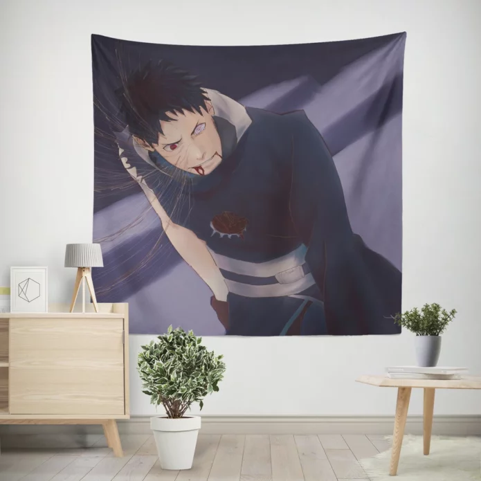 Naruto Obito Uchiha Anime Naruto Wall Tapestry