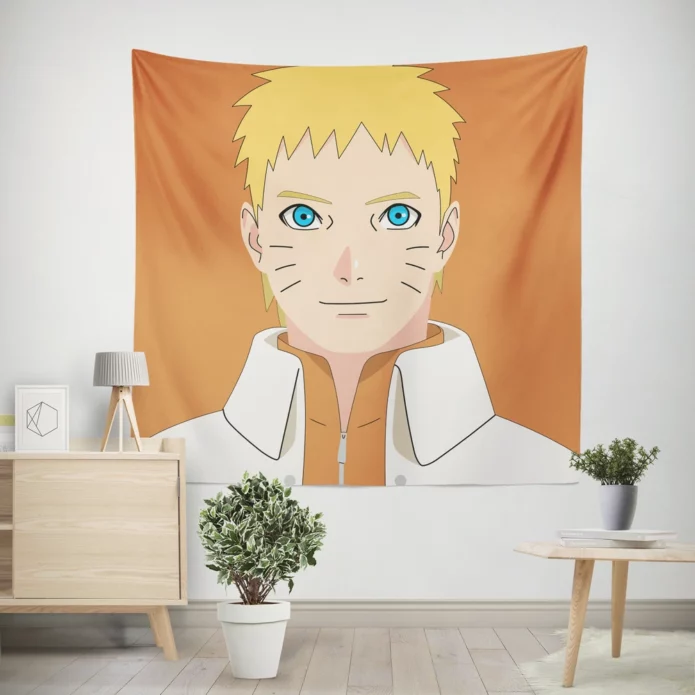 Naruto Radiance Hokage Smile Anime Wall Tapestry