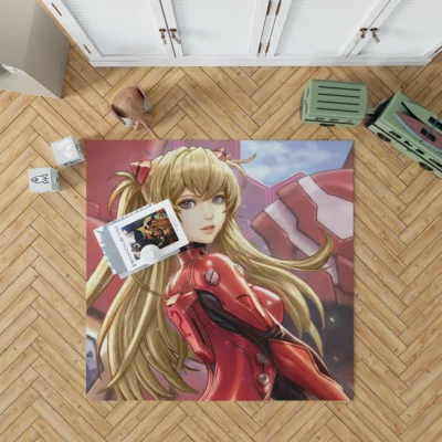 Neon Genesis Evangelion Asuka Resilience Anime Rug