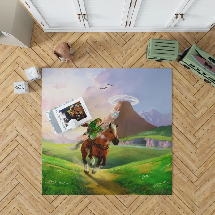Ocarina Of Time Link Quest Anime Rug