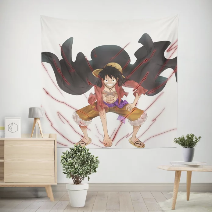 One Piece Anime Monkey D Luffy Wall Tapestry