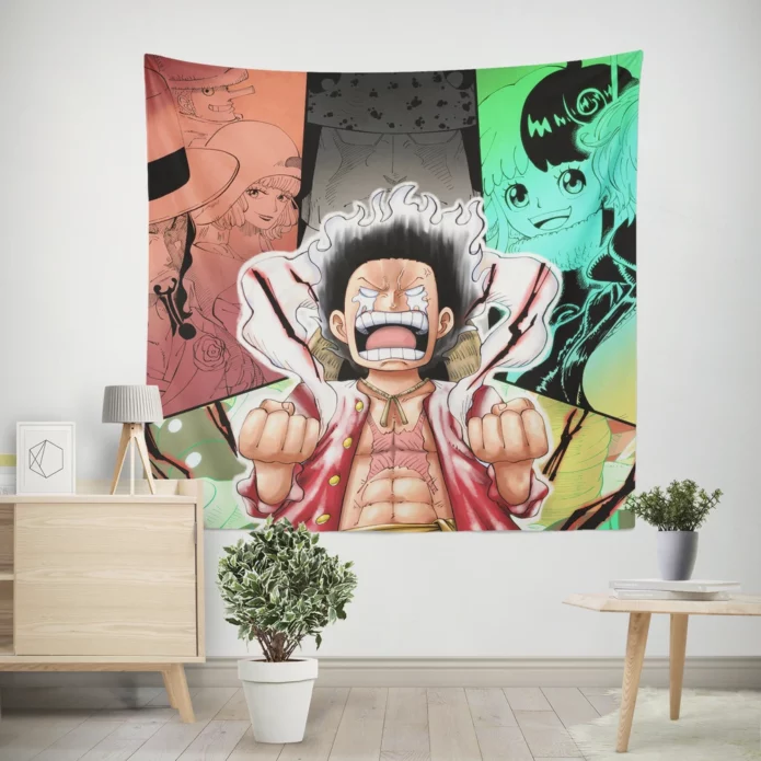 One Piece Chronicles Monkey D Luffy Quest Anime Wall Tapestry