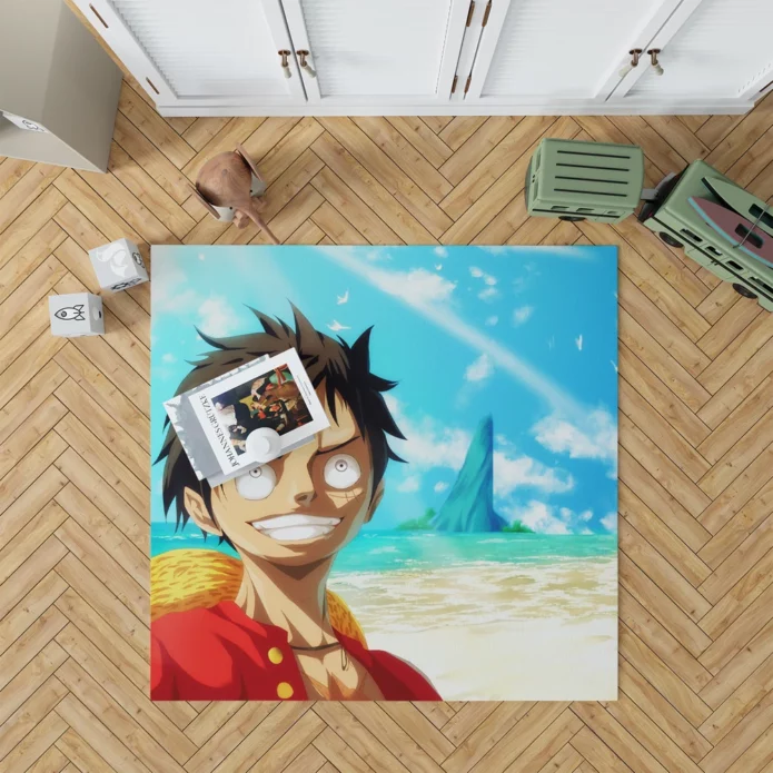 One Piece Mange Monkey D Luffy Anime Rug