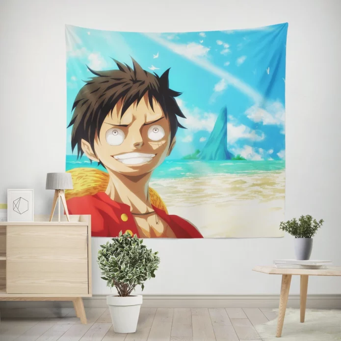 One Piece Mange Monkey D Luffy Anime Wall Tapestry