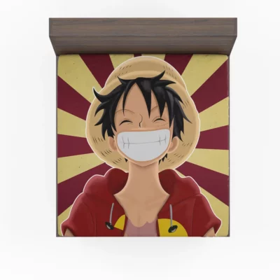 Pirate King Luffy Straw Hat Adventure Anime Fitted Sheet