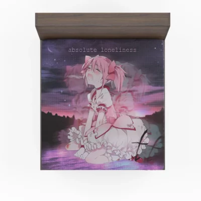 Puella Magi Madoka Kaname Saga Anime Fitted Sheet