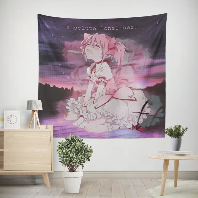 Puella Magi Madoka Kaname Saga Anime Wall Tapestry