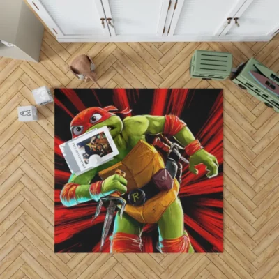 Raphael Teenage Mutant Ninja Turtles Hero Rug