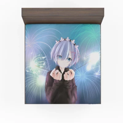 Re ZERO Chronicles Rem Anime Odyssey Fitted Sheet