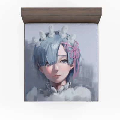 Re ZERO Dreamscapes Rem Fantasy Adventure Anime Fitted Sheet