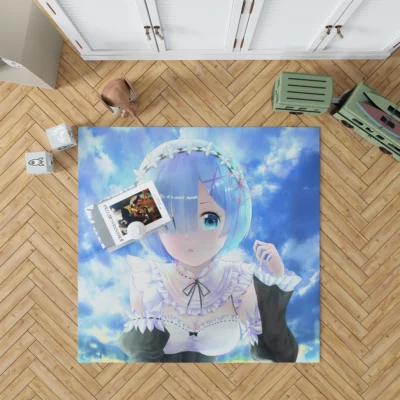 Re ZERO Echoes Rem Enchanted Journey Anime Rug