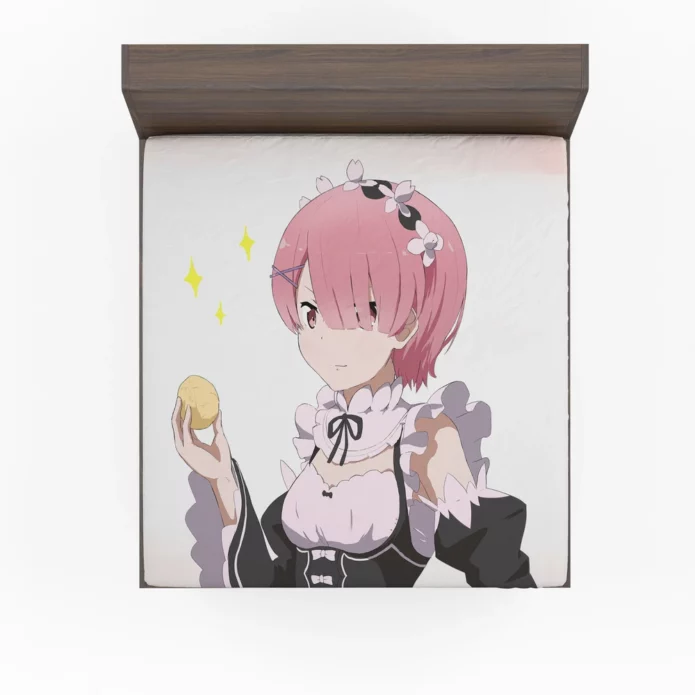 Re Zero Ram Maid Marvel Anime Fitted Sheet