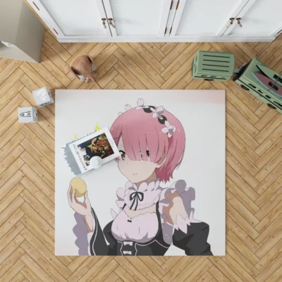 Re ZERO Ram Maid Marvel Anime Rug