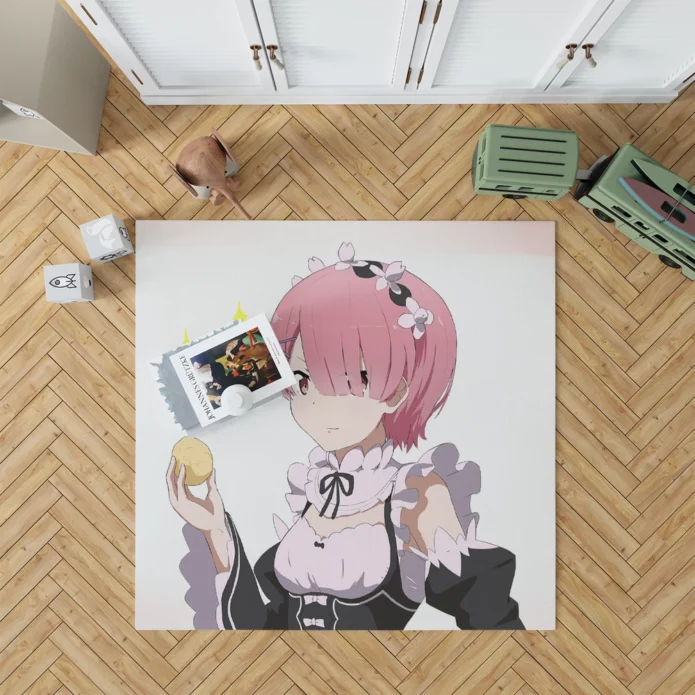 Re Zero Ram Maid Marvel Anime Rug