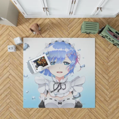 Re ZERO Tears Rem Heartfelt Odyssey Anime Rug