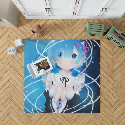 Re ZERO Whispers Rem Mystic Quest Anime Rug