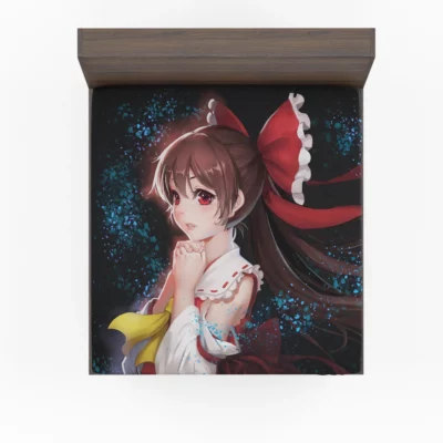 Reimu Hakurei Fantasy in the World of Touhou Anime Fitted Sheet