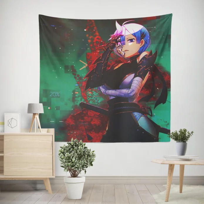 Rem Exodemon Journey Re Zero Adventure Anime Wall Tapestry