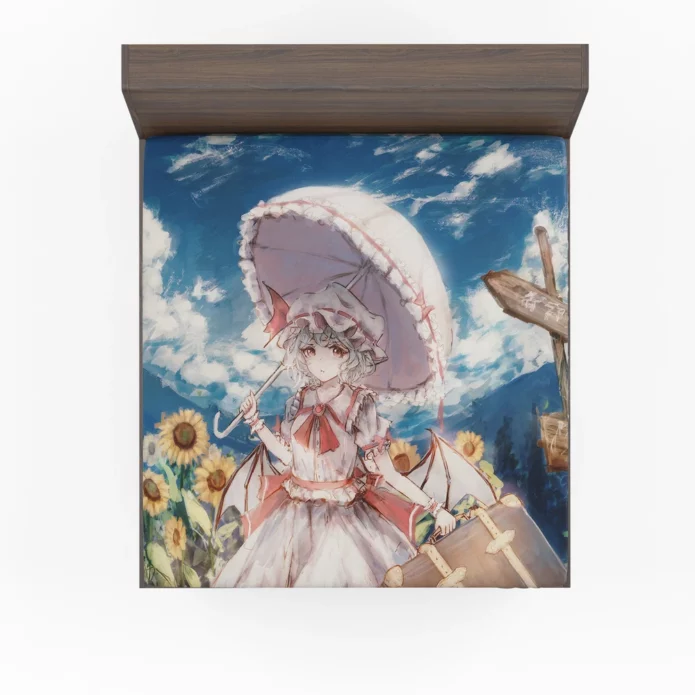 Remilia Arrival Touhou Chronicles Anime Fitted Sheet