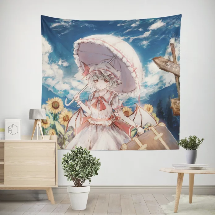 Remilia Arrival Touhou Chronicles Anime Wall Tapestry