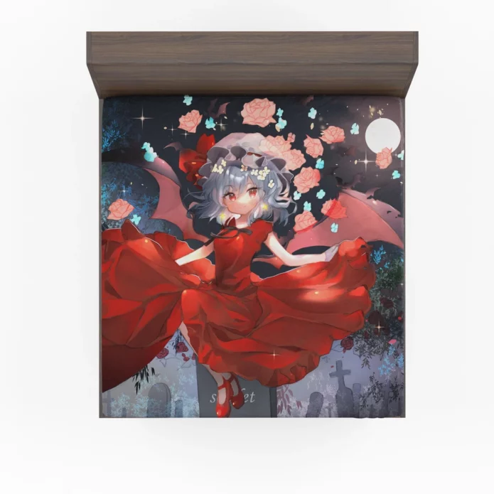 Remilia Power Touhou Unveiled Anime Fitted Sheet