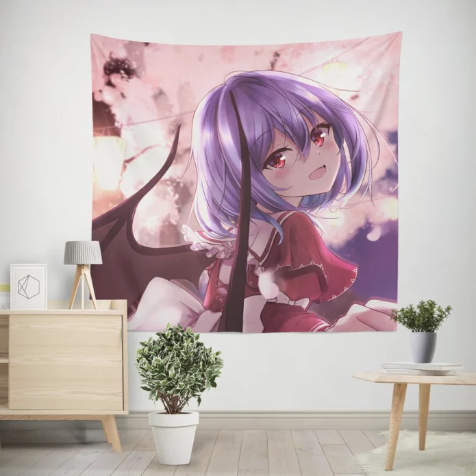 Remilia Scarlet Touhou Dominion Anime Wall Tapestry