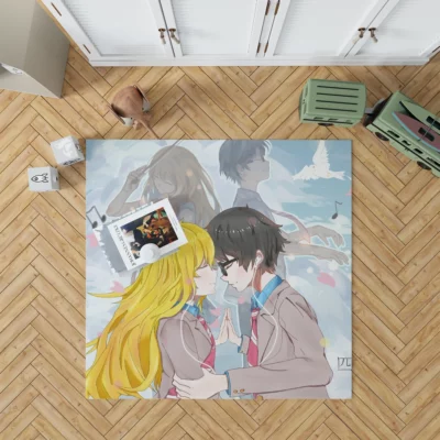 Resonance of Feelings Kousei and Kaori Anime Rug