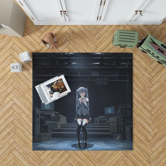 Resonating Vocaloid Hatsune Miku Anime Rug