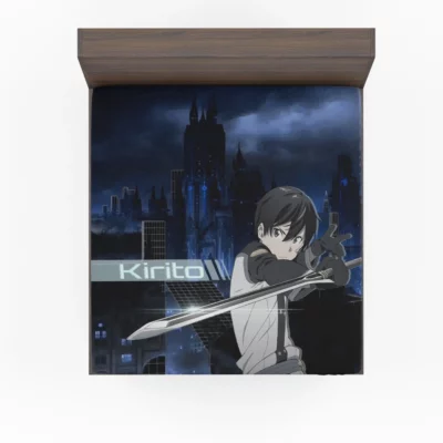 SAO Movie Kirito Ordinal Scale Anime Fitted Sheet