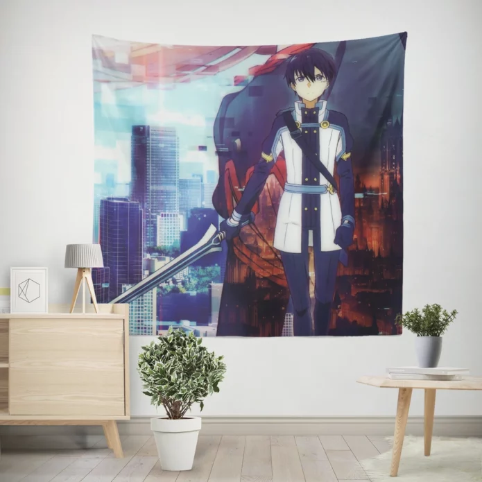 Sao Ordinal Scale Virtual Reality Battle Anime Wall Tapestry