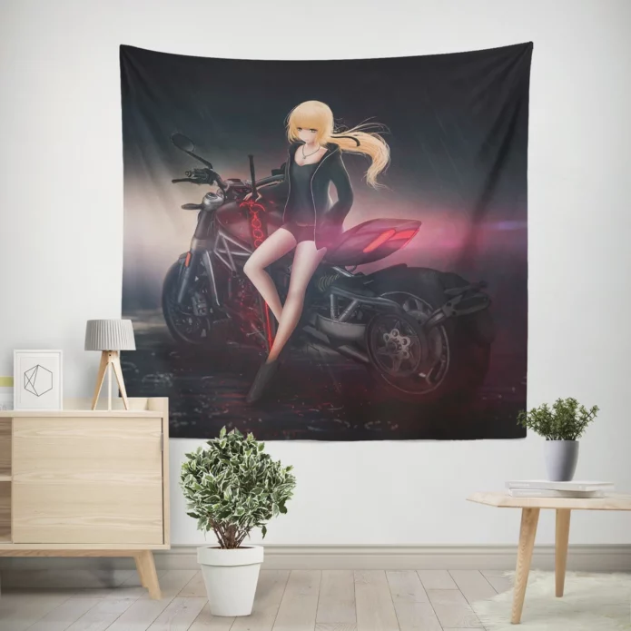 Saber Alter Fate Dark Enigma Anime Wall Tapestry