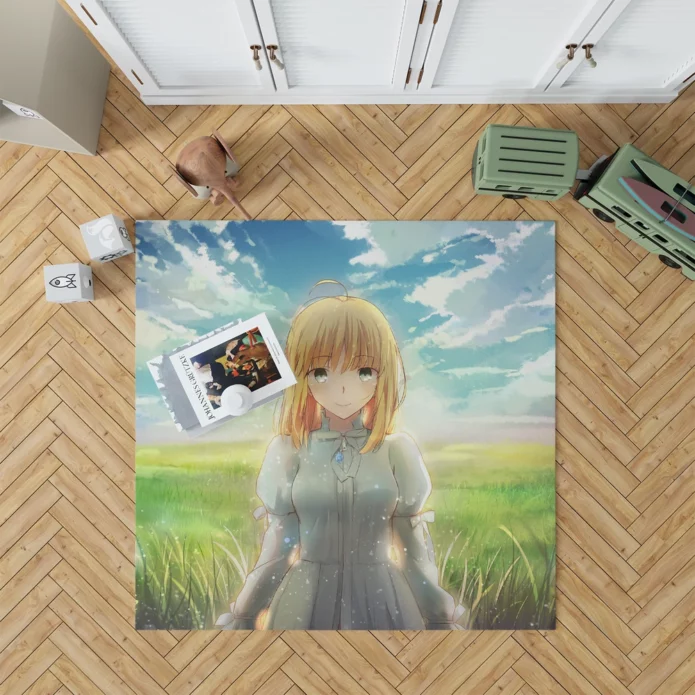 Saber Chronicles Fate Stay Night Saga Anime Rug