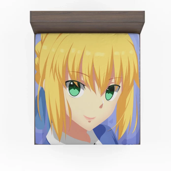 Saber Epic Quest Fate Stay Night Odyssey Anime Fitted Sheet