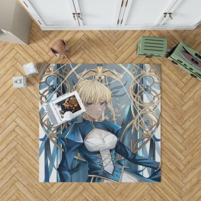 Saber Fate Unveiled Fate Stay Night Adventure Anime Rug