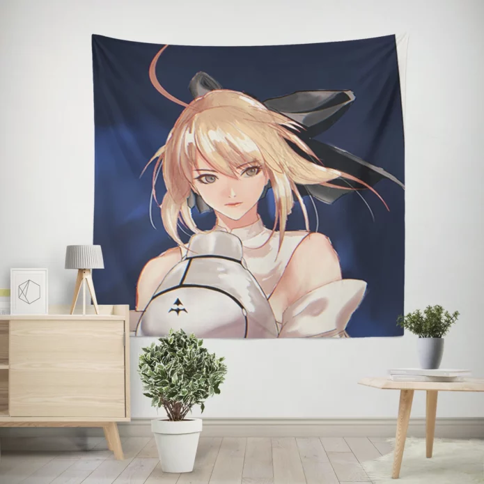 Saber Grand Order Fate Series Adventure Anime Wall Tapestry