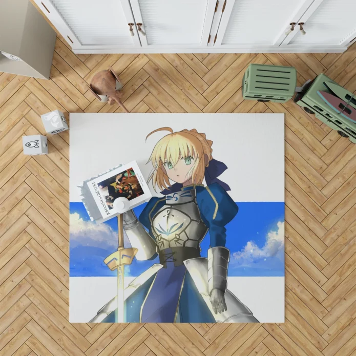 Saber Legacy Fate Stay Night Adventure Anime Rug