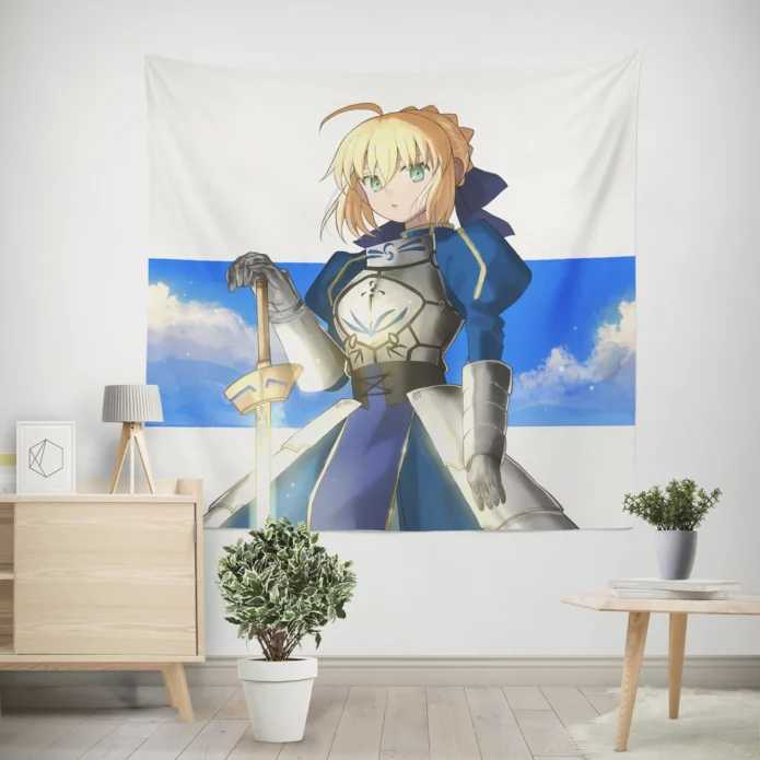 Saber Legacy Fate Stay Night Adventure Anime Wall Tapestry